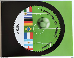 Brazil Stamp Package Football World Champions Uruguay France Argentina Germany England 2002 - Other & Unclassified