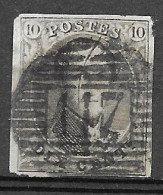 OBP10 Met 4 Randen En Met Balkstempel P117 Thuin (zie Scans) - 1858-1862 Medaillons (9/12)