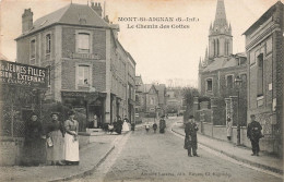 76 - MONT SAINT AIGNAN - LE CHEMIN DES COTES - Animé - Mont Saint Aignan