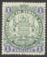 Rhodesia Sc# 33 MH 1896 1sh Coat Of Arms - Rhodésie Du Nord (...-1963)