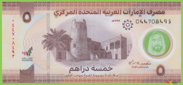 Voyo UNITED ARAB EMIRATES (UAE) 5 Dirhams 2023 P36b B254b 044 UNC Polymer - Verenigde Arabische Emiraten