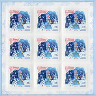 Russia 2018 - Sheet Happy New Year Christmas Celebrations Holiday Greeting Snow Lady Art Snowgirl Tree Stamps MNH - Feuilles Complètes