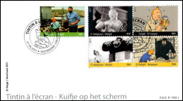 4165/74 - FDC - Kuifje Op Het Scherm P1721 - 2011-2014