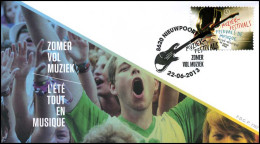 4357 - FDC - Muziekfestivals In Belgie P1767 - 2011-2014