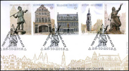 4372/76 - FDC - Doornik  - De Grote Markt P1772 - 2011-2014