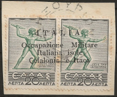 OICI13U2-1941 Occup. Italiana CEFALONIA E ITACA, Sass. Nr. 13, Francobollo Usato Per Posta °/ - Cefalonia & Itaca