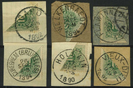 België TX 1 - Cijfer In Een Ovaal - Gehalveerde Zegel Afgestempeld Op Document - Demi-timbre Sur Document - Brieven En Documenten