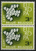 België 1193-V2 ** - Cijfer 3 Misvormd - Chiffre 3 Déformé - 1961-1990