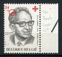 België 2242 - Rode Kruis - Croix-Rouge - Albert Claude - Rode Haarlok - Mèche Rouge - 1991-2020