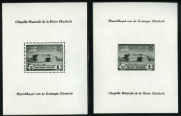 België BL13/14 ** - Muziekkapel Koningin Elisabeth - Chapelle Musicale  - Getand + Ongetand - Zeer Mooi - Très Beau - 1924-1960