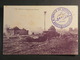 DM 9 MAROC TROUPES OCC. FRANCE BELLE CARTE  RR SERVICE RENSEIGNEMENT ENV. 1913 CERCLE SEFROU  +AFF. INTERESSANT+++ - Briefe U. Dokumente