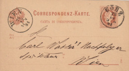 Autriche Entier Postal Görz 1881 - Postkarten