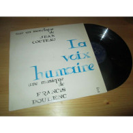 JEAN COCTEAU / FRANCIS POULENC / GEORGES PRETRE La Voix Humaine CLUB NATIONAL DU DISQUE CND 814 - 1960's - Autres & Non Classés