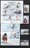 Uganda 1997 Olympic Games Nagano Set Of 4 + Sheetlet + 2 S/s MNH - Invierno 1998: Nagano