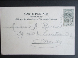 Nr 53 - Wapenschild Fijne Baard - Sterstempel (relais) Westmalle Op PK (Abbaye De La Trappe)- 2 Scans - Postmarks With Stars