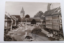 Ravensburg, Marienplatz, Div. Geschäfte U. Alte Autos, VW Käfer, 1964 - Ravensburg