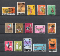 Singapore, 1968 Musical Instruments & Dancers, Complete Set Used ** (S912) - Singapur (...-1959)