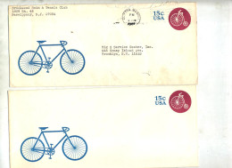 Lettre Entiere 15 C Velo Neuf Flamme - 1981-00