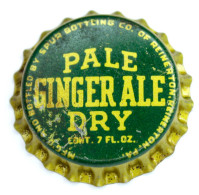 Unused Rare United States Spur Pale Ginger Ale Dry Reinerton, PA Soda Bottle Cap - Limonade