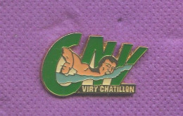 Rare Pins Natation Viry Chatillon N494 - Natation
