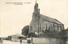 63 - Pont Du Château - La Chapelle Du Pèlerinage - Animée - CPA - Oblitération Ronde De 1936 - Voir Scans Recto-Verso - Pont Du Chateau