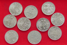 COLLECTION LOT GERMANY WEIMAR 500 MARK 10PC 17G #xx40 1128 - Collections
