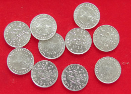 COLLECTION LOT GERMANY WEIMAR 200 MARK 10PC 11G #xx40 1150 - Collections