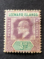 SG 29  ½d Purple And Green MH * - Leeward  Islands