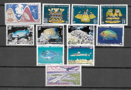 POLYNESIE FRANCAISE LOT DE 11 TIMBRES NEUFS - Collections, Lots & Series