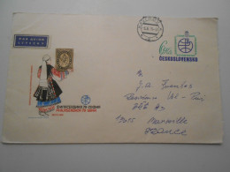 Tchecoslovaquie , Lettre De Haviron 1979 Pour Marseille - Covers & Documents