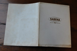 SABENA Belgian Airlines Brochure 2 Offerte Aux Passagers 1956 Plan DC-7C DC-6 + Documents Afrique Congo Belge Publicités - Publicités