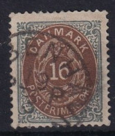 DENMARK 1875 - Canceled - Mi 27 I Y Aab - Used Stamps