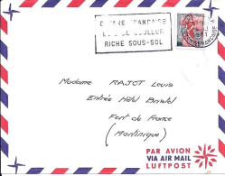 MARIANNE A LA NEF N° 1216 S/L. DE CAYENNE/GUYANE FRANCAISE/4.12.61 - 1959-1960 Marianne (am Bug)