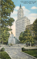 Etats Unis - Memphis - Court Square Fountain And Columbian Mutual Tower - Etat Du Tennessee - Tennessee State - CPSM For - Memphis