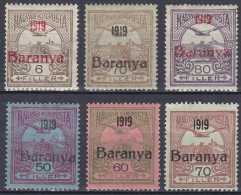 Hongrie Baranya 1919 Mi 1-3 Et 12-14   *  (A14) - Baranya