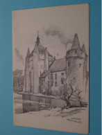 LAARNE (Wenskaart) Herman VERBAERE > Belgisch Kunstschilder Wetteren 13/3/1905 * Zottegem 26/8/1993 (zie SCAN) ! - Laarne