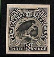 ZA0043a - NEW ZEALAND  - STAMP - SG # 321 Black PROOF On HEAVY PAPER Birds - Other & Unclassified