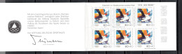 Germany 1994 Olympic Games Lillehammer Stamp Booklet With 6 Stamps + Vignette MNH - Hiver 1994: Lillehammer