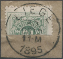 Belgique TAXE - Moitié De Timbre Oblitéré Sur Fragment - (F741) - Stamps