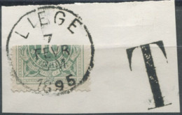 Belgique TAXE - Moitié De Timbre Oblitéré Sur Fragment - (F765) - Stamps