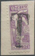 Belgique TAXE - Moitié De Timbre Oblitéré Sur Fragment - (F763) - Timbres