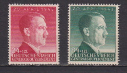 Timbres Neufs* De Pologne Gouvernement Général 1943 YT 113 Et 114 - Gouvernement Général