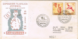 54649. Carta Certificada SAN MARTIN De PROVENSALS (Barcelona) 1968. EXposicion Filatelica Juvenil - Storia Postale