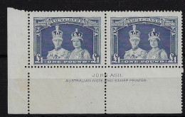 AUSTRALIA SG178, £1 IMPRINT PAIR MNH - Mint Stamps