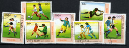 VIETNAM, VIET-NAM 1990, Yv. Xxx/x, Football, Italie 90,  Valeurs, Oblitérés / Used. R050 - Used Stamps