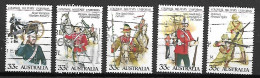 AUSTRALIE   -  1985.  Uniformes Militaires.  Série Complète. - Used Stamps