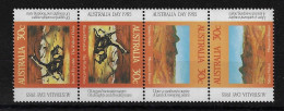 AUSTRALIA SG961A/962A, 1985 AUSTRALIA DAY, TETE-BECHE STRIP, MNH - Mint Stamps