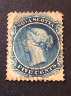 NOVA SCOTIA. 5c Blue FU - Used Stamps