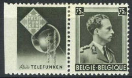 België PU105 * - Witte Rand - Telefunken - Ungebraucht