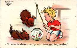 Jacqueline Faizant Simon Si Vous N'aboyez Pas Je Vous Donnerai Les Arètes ! Chien Dog Cane Fox à Paris N°1401/22 TB.Etat - Faizant